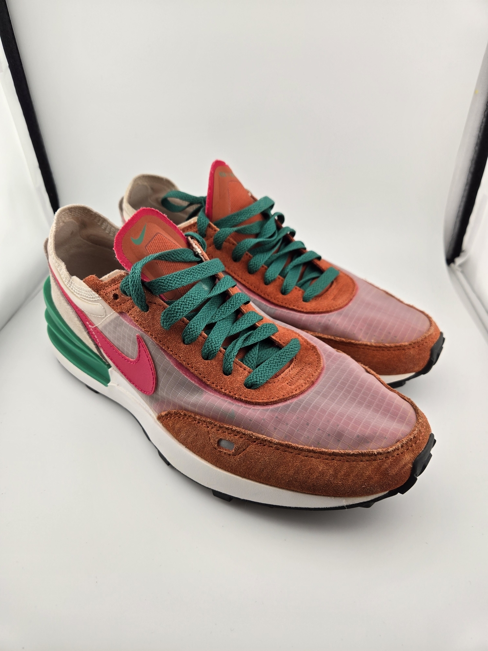 Nike Waffle One Burnt Sunrise Mystic Hibiscus Womens DN4696-800 Size 7.5